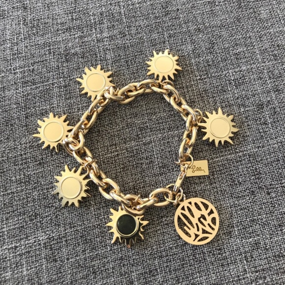 Lillly Pulitzer Gold Sun Bracelet